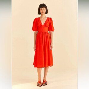 NWOT Farm Rio swingy corset dress